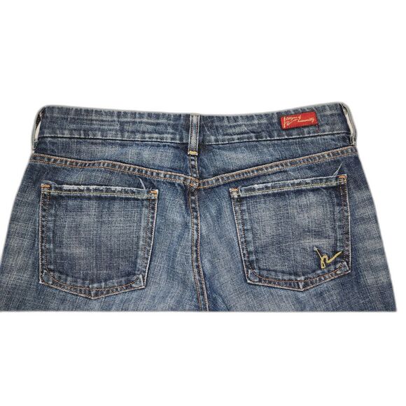 Citizens of Humanity Flare Leg Button Accent Jeans Size 30 x 29 - Picture 6 of 13